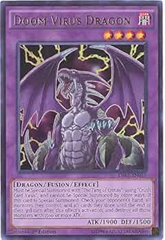デス ウイルスドラゴン Amazon.co.jp: 遊戯王 英語版 LEDD-ENA37 Doom Virus Dragon